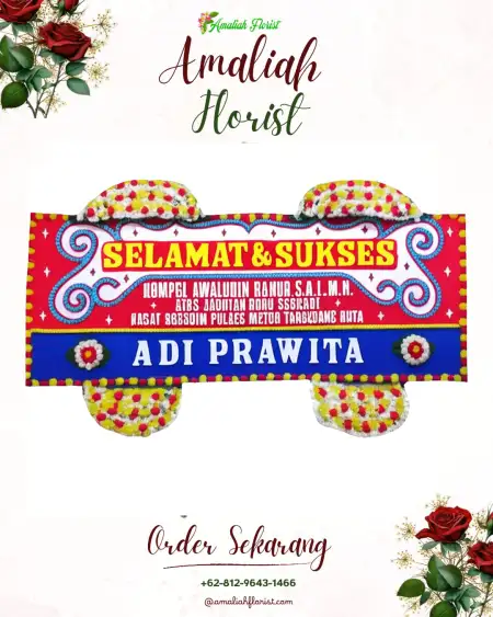Papan Bunga Ucapan Selamat Sumberarum